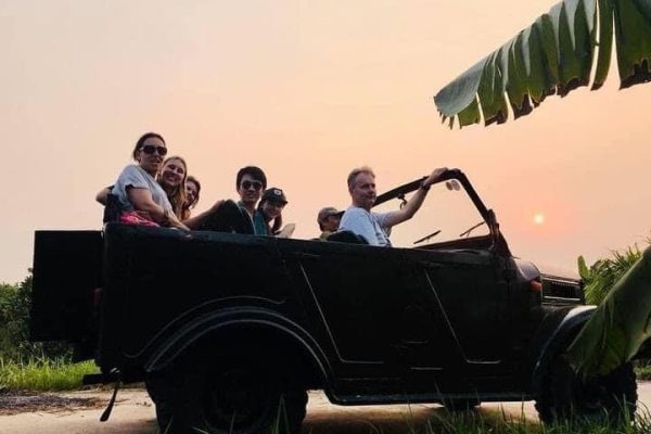 Hanoi Countryside & Bat Trang Ceramic Village Tour by Russian Jeep